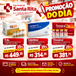Tirzedral 15mg/0,5ml Promoção